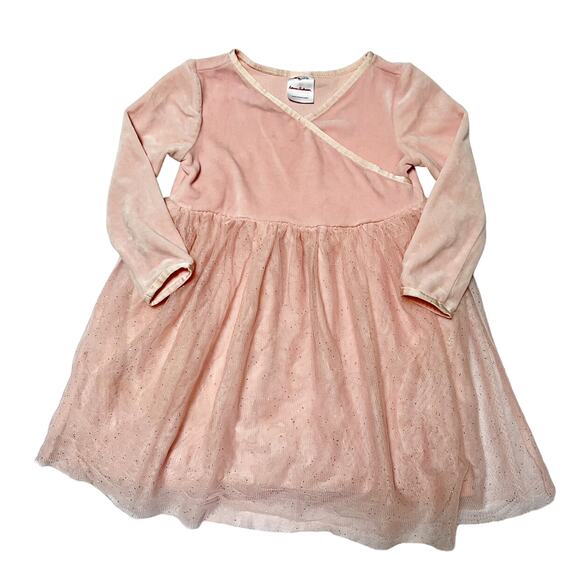 Hanna Andersson Velour Tulle Dress Size 2T - Picture 1 of 6